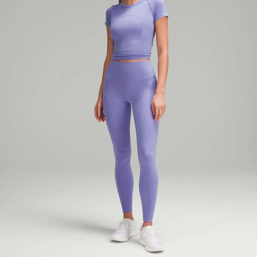 NWT Lululemon Athletica Lavender Activewear Set Size 10 Length 28”